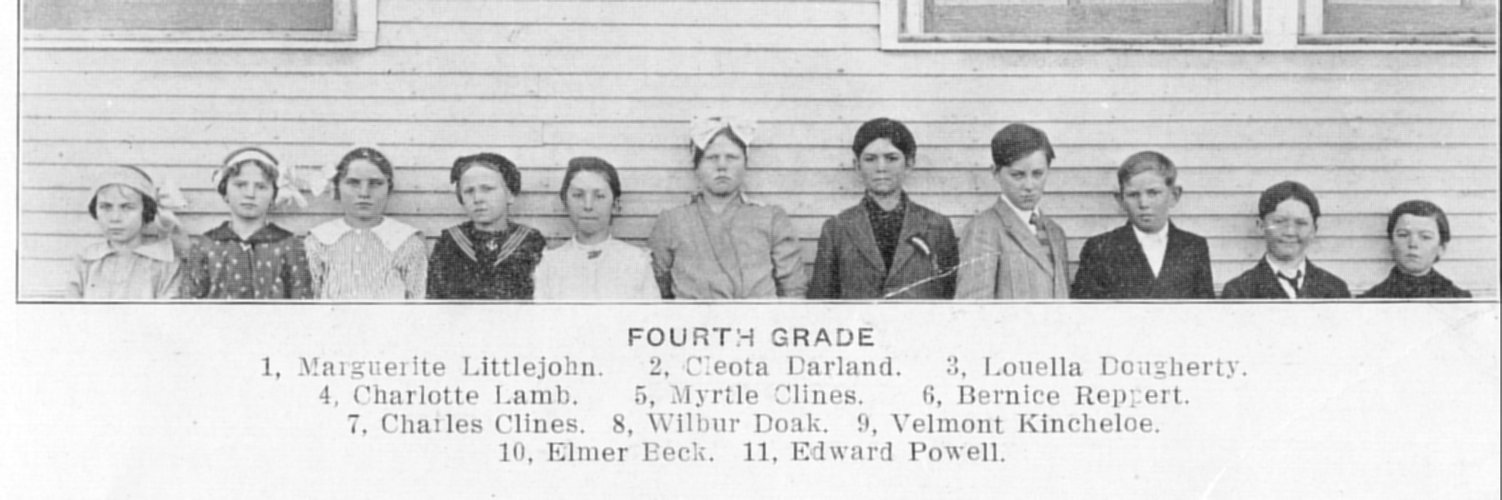 4th Grade Class 1915 Student List
